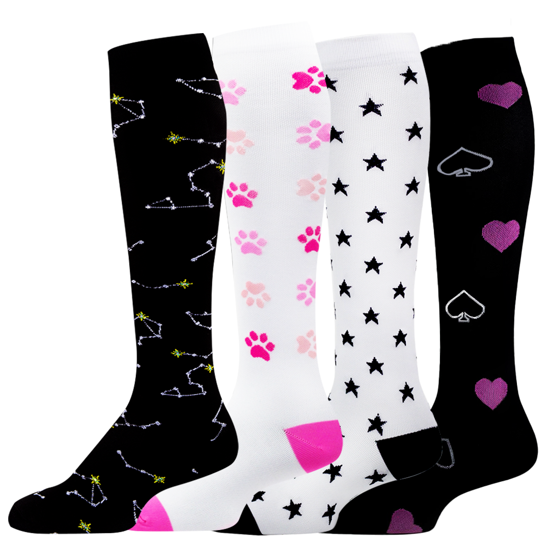 Medias de compresión 20-30 [Set de 4 pares]