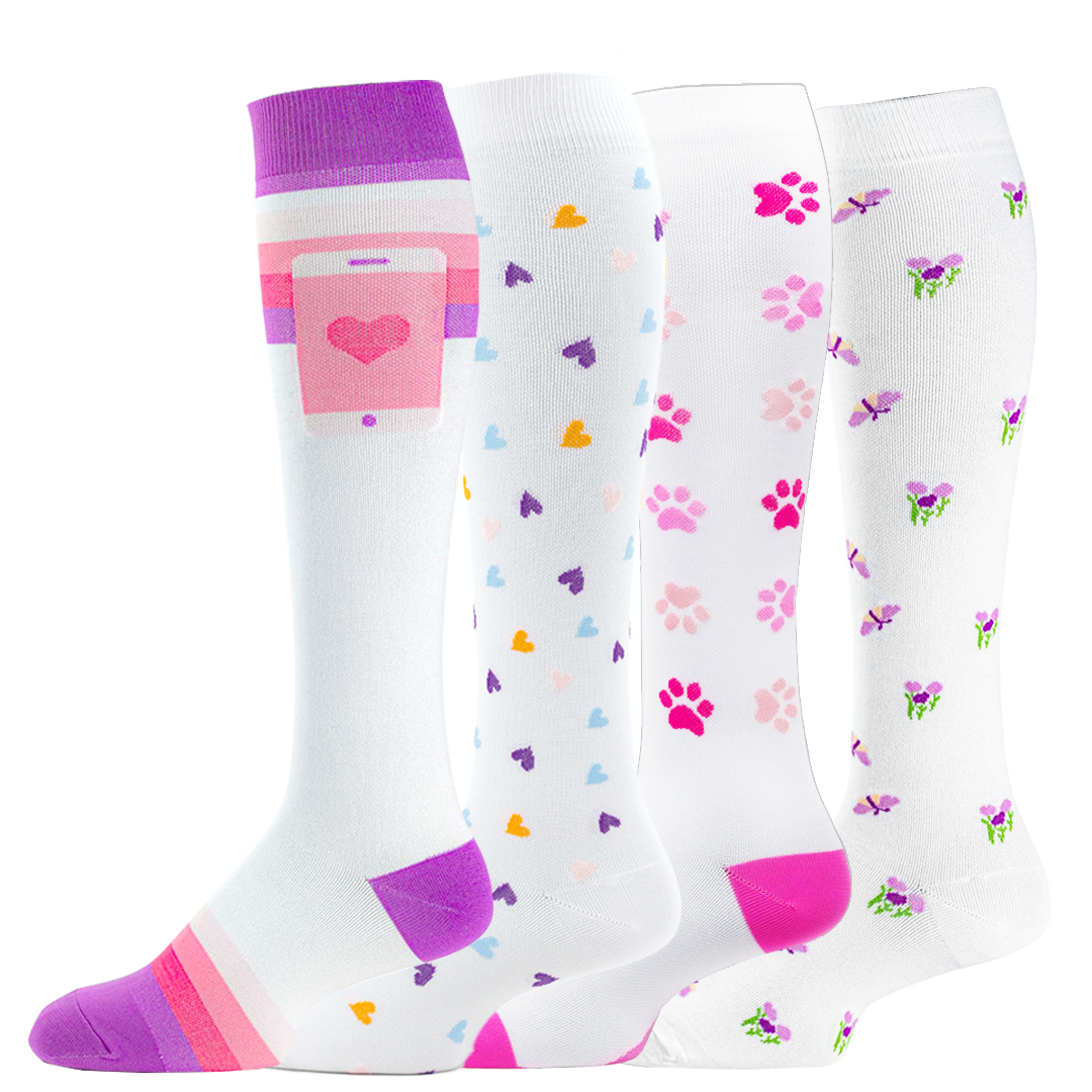 Medias de compresión 20-30 [Set de 4 pares]